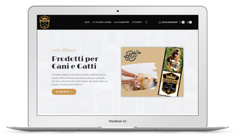 Sito E-Commerce Prodotti Pets